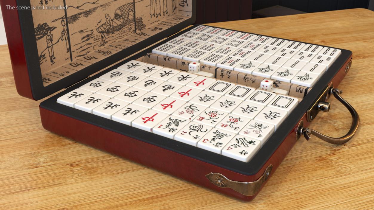 3D model Chinese Mahjong