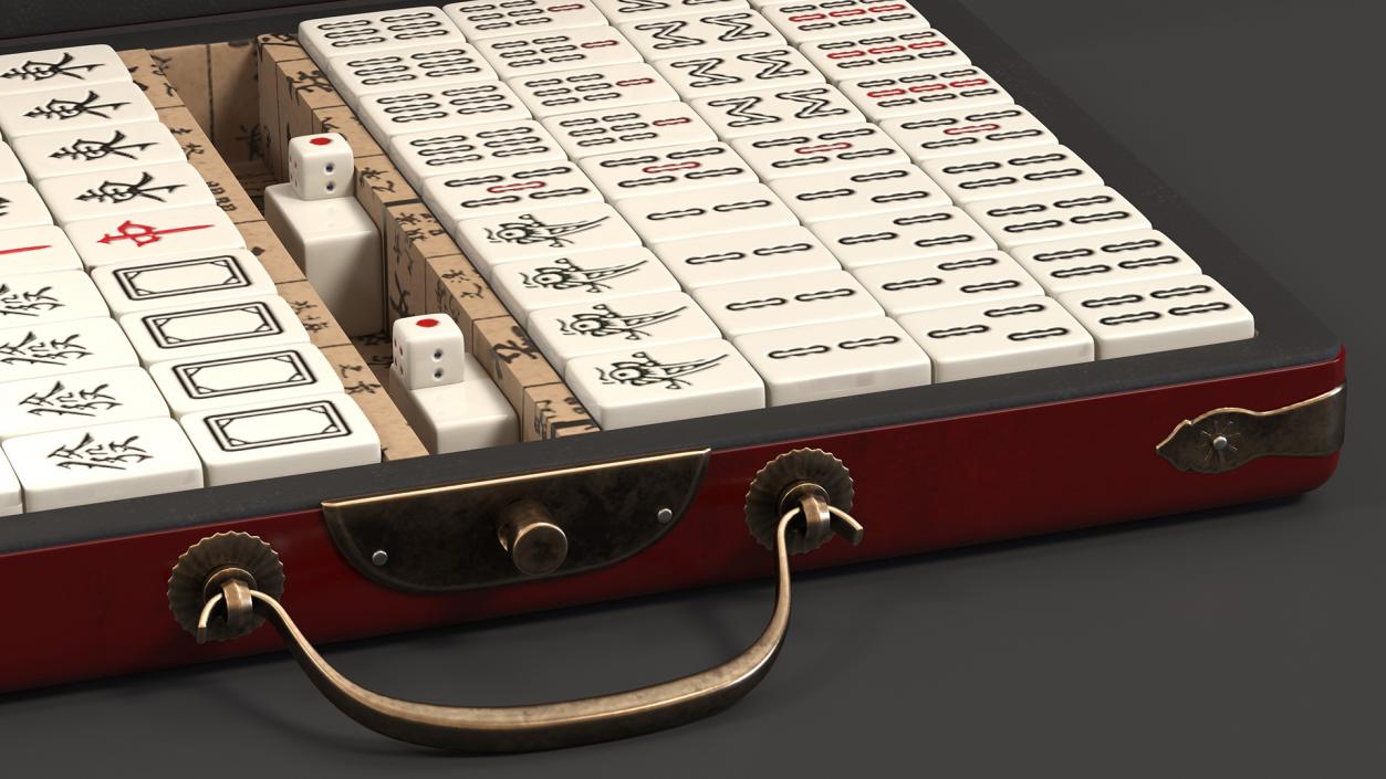 3D model Chinese Mahjong