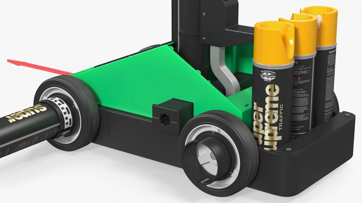 3D model Fox Valley Traffic Striping Machine