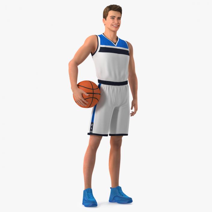 3D Teen Boy Basketball Rigged