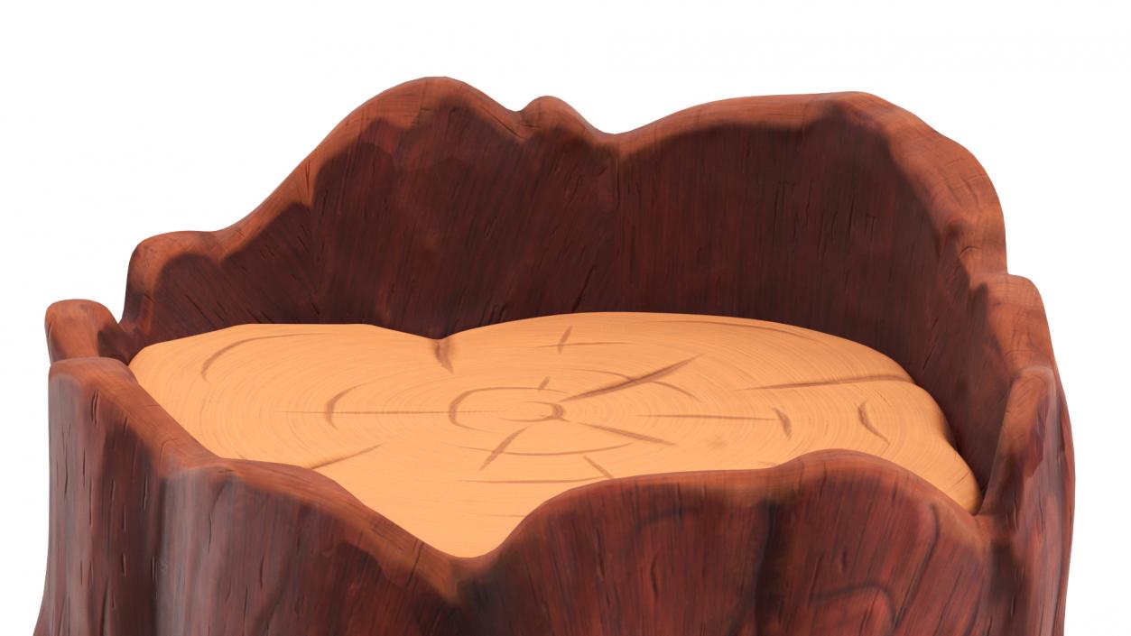 3D model Cartoon Tree Stumps Collection