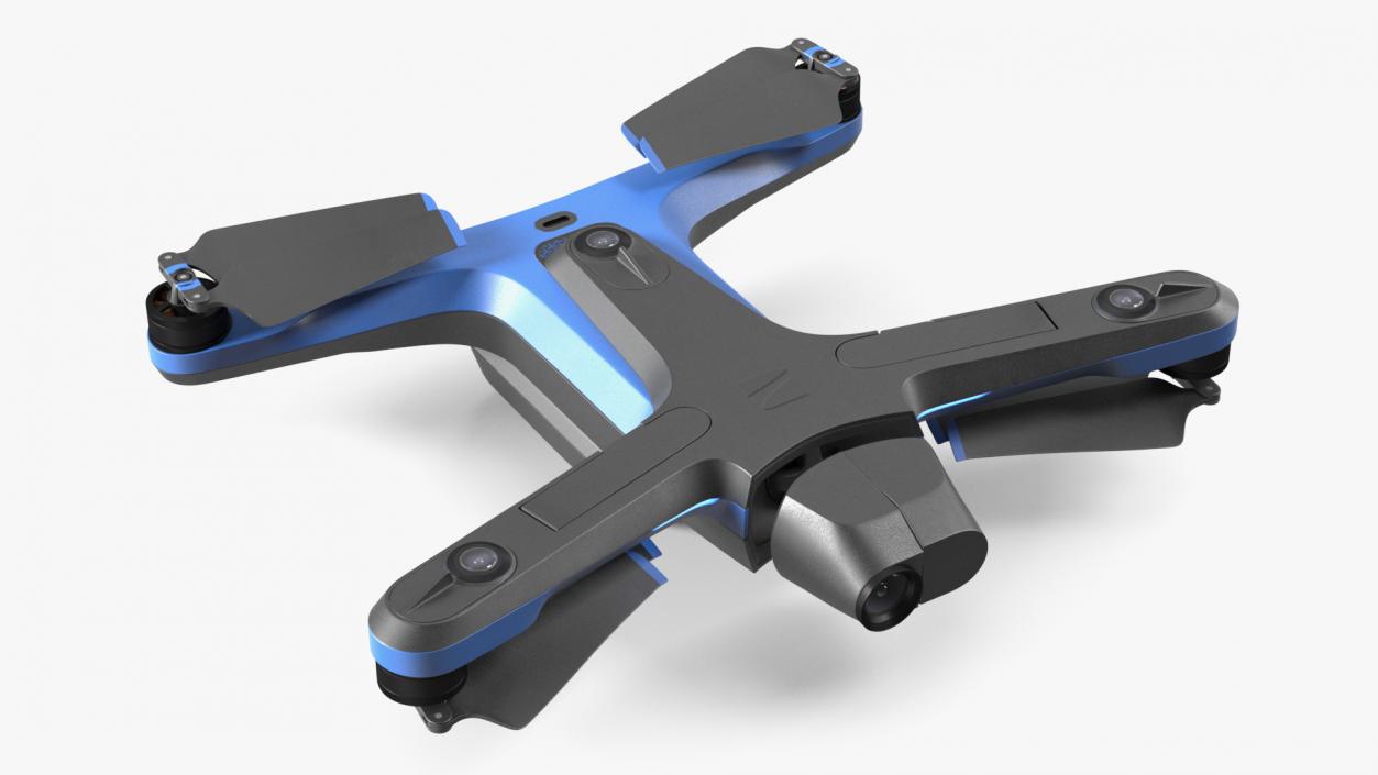 3D Drone Skydio 2 Plus On State model