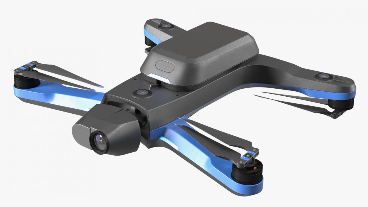 3D Drone Skydio 2 Plus On State model