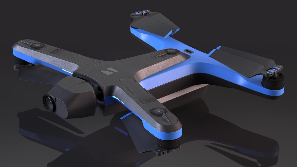 3D Drone Skydio 2 Plus On State model