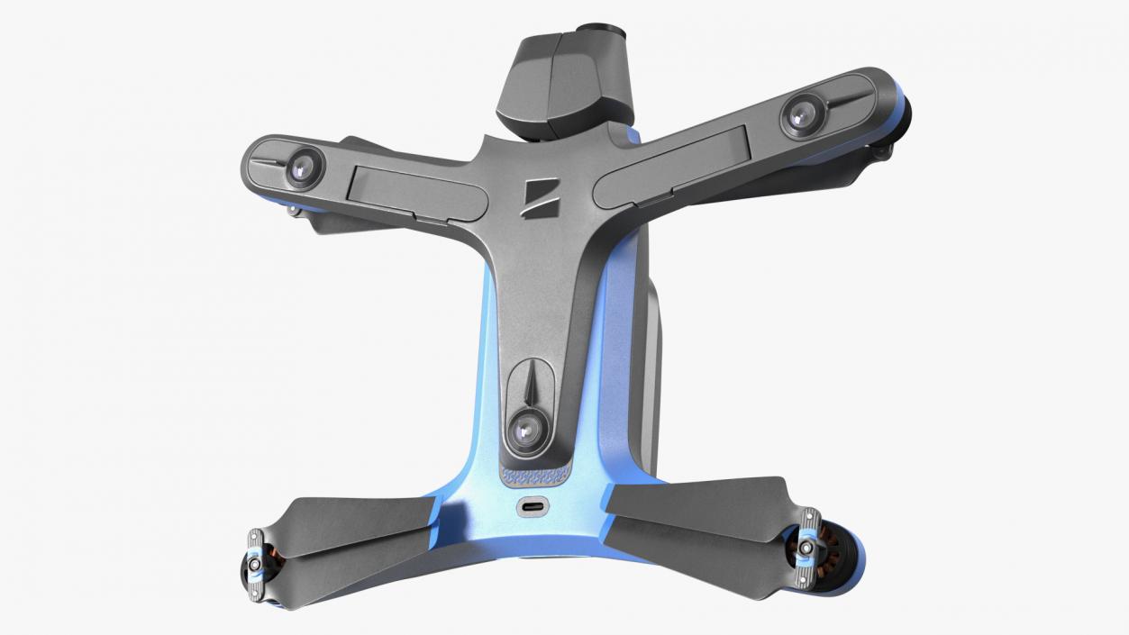 3D Drone Skydio 2 Plus On State model