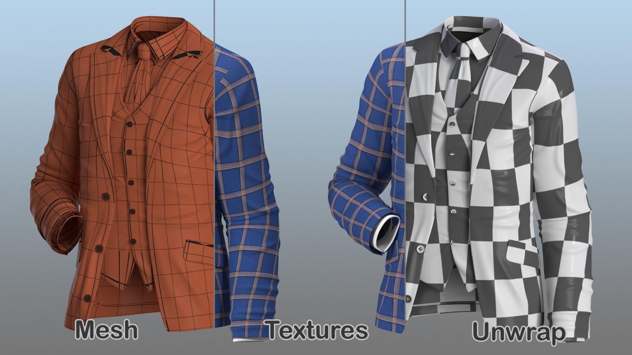 Leisure Suit Jacket 3D model