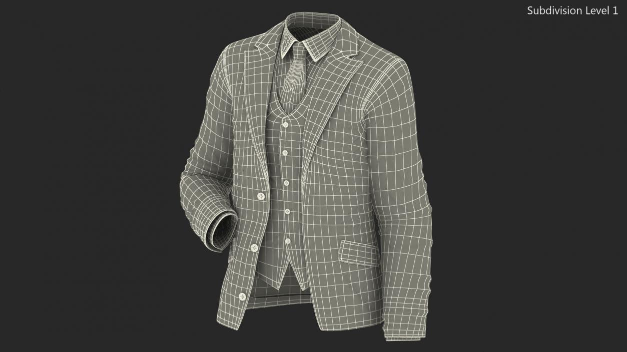 Leisure Suit Jacket 3D model