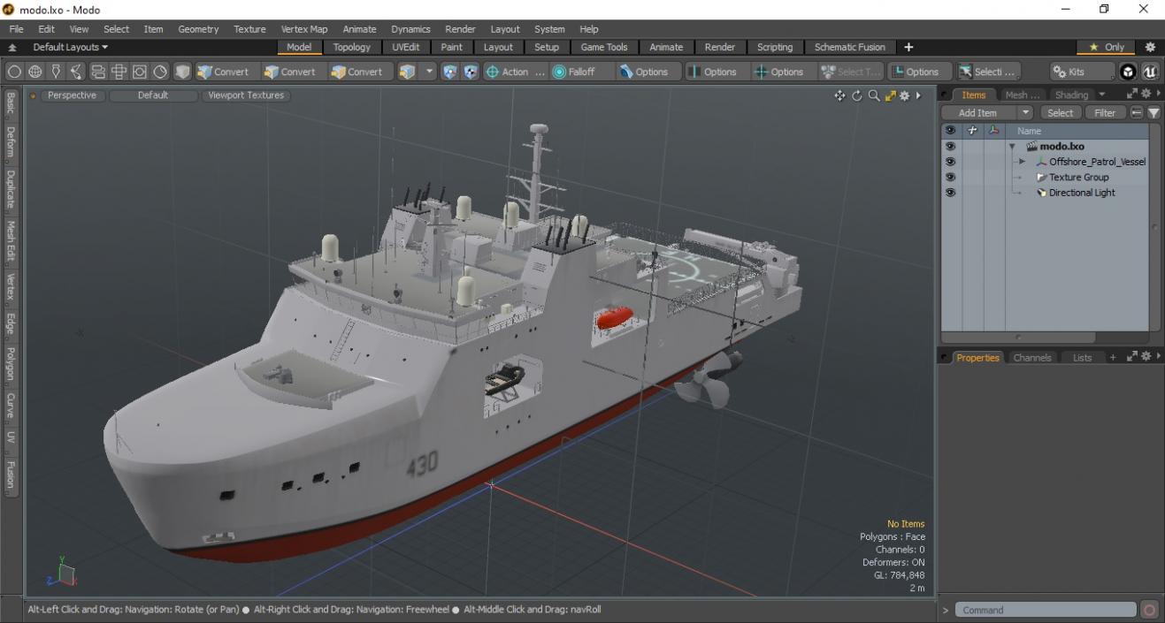 Offshore Patrol Vessel 3D