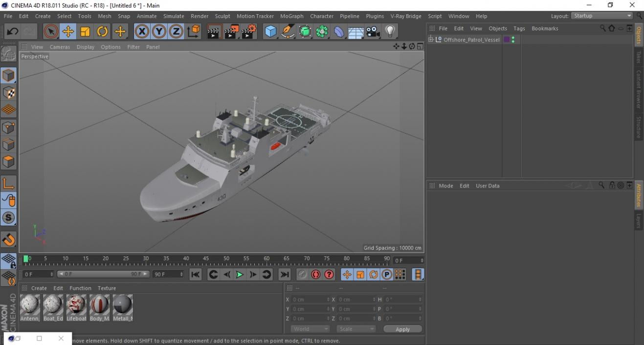 Offshore Patrol Vessel 3D