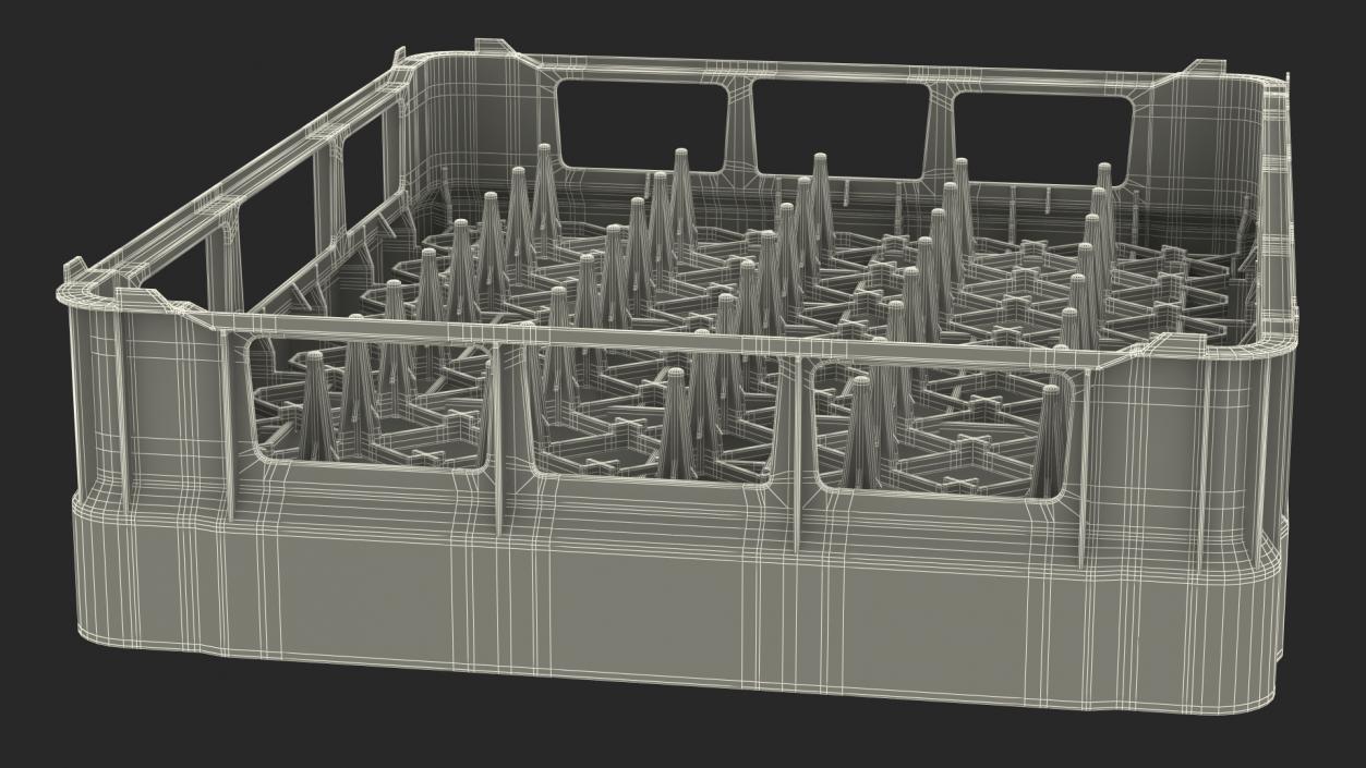 3D Dishwasher Plate Rack