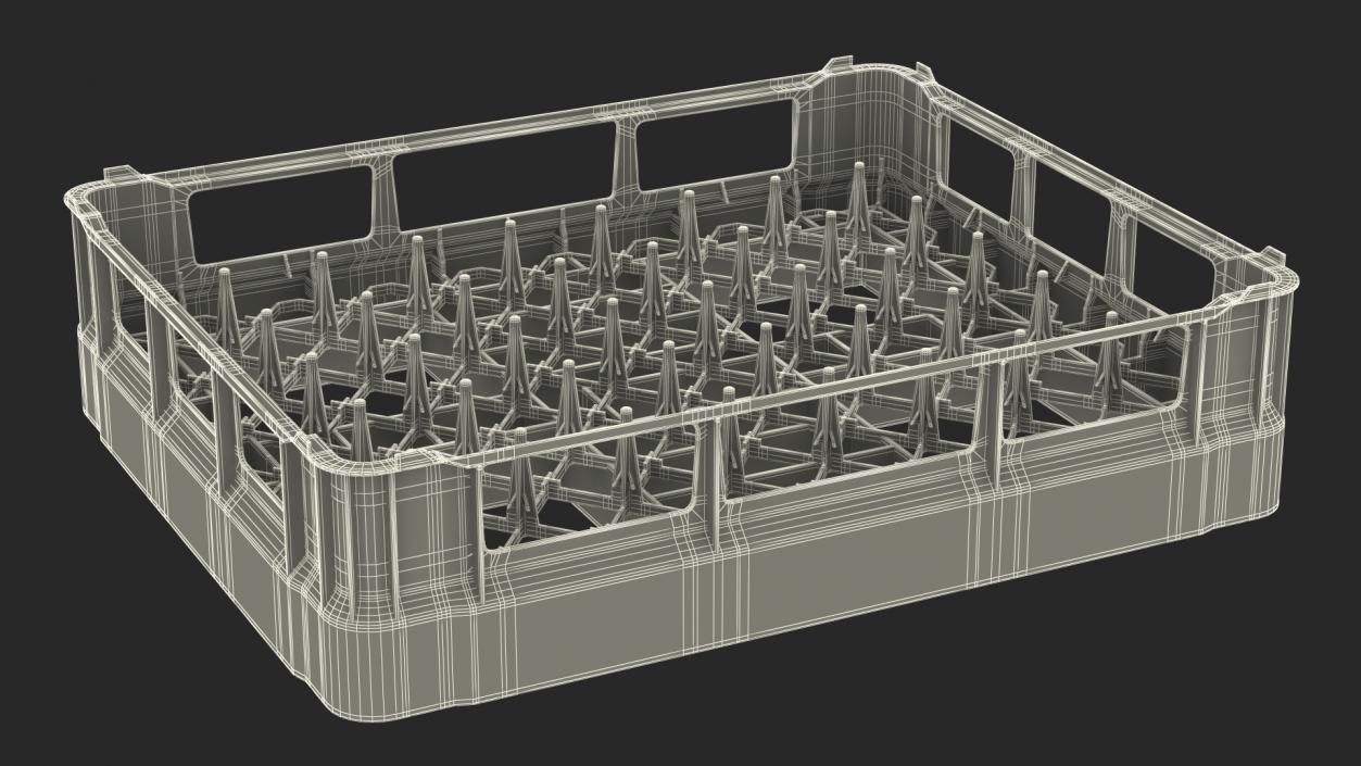 3D Dishwasher Plate Rack