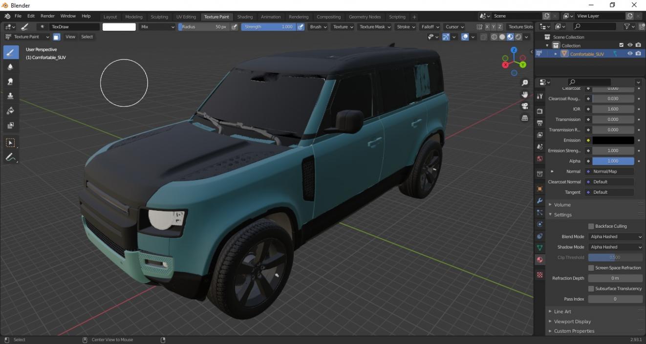 3D model Comfortable SUV