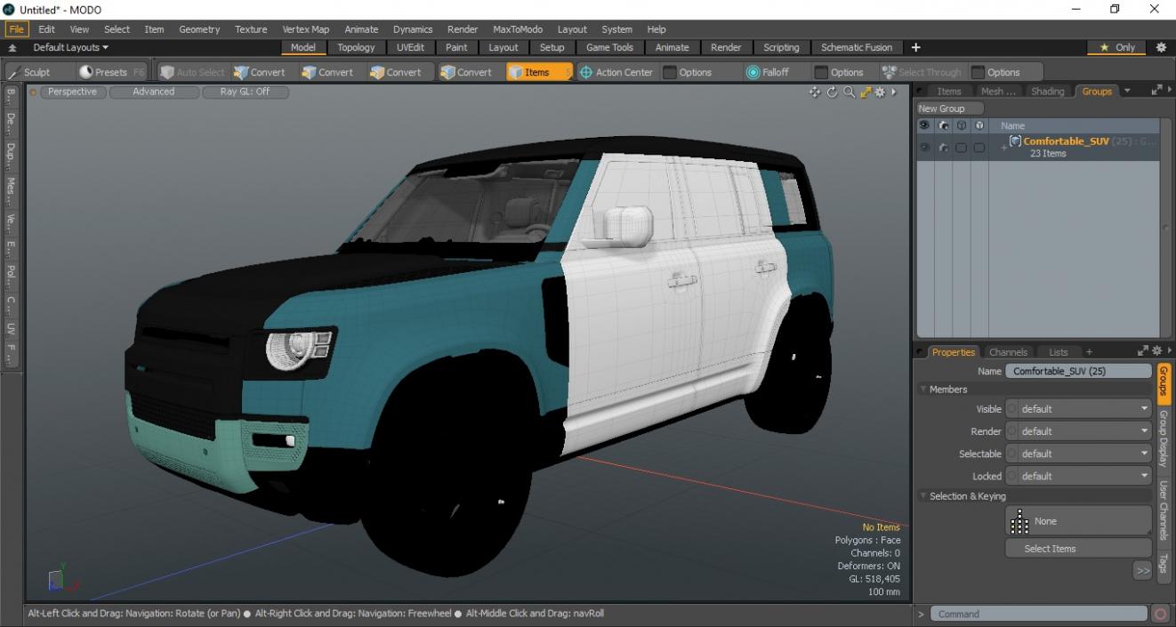 3D model Comfortable SUV