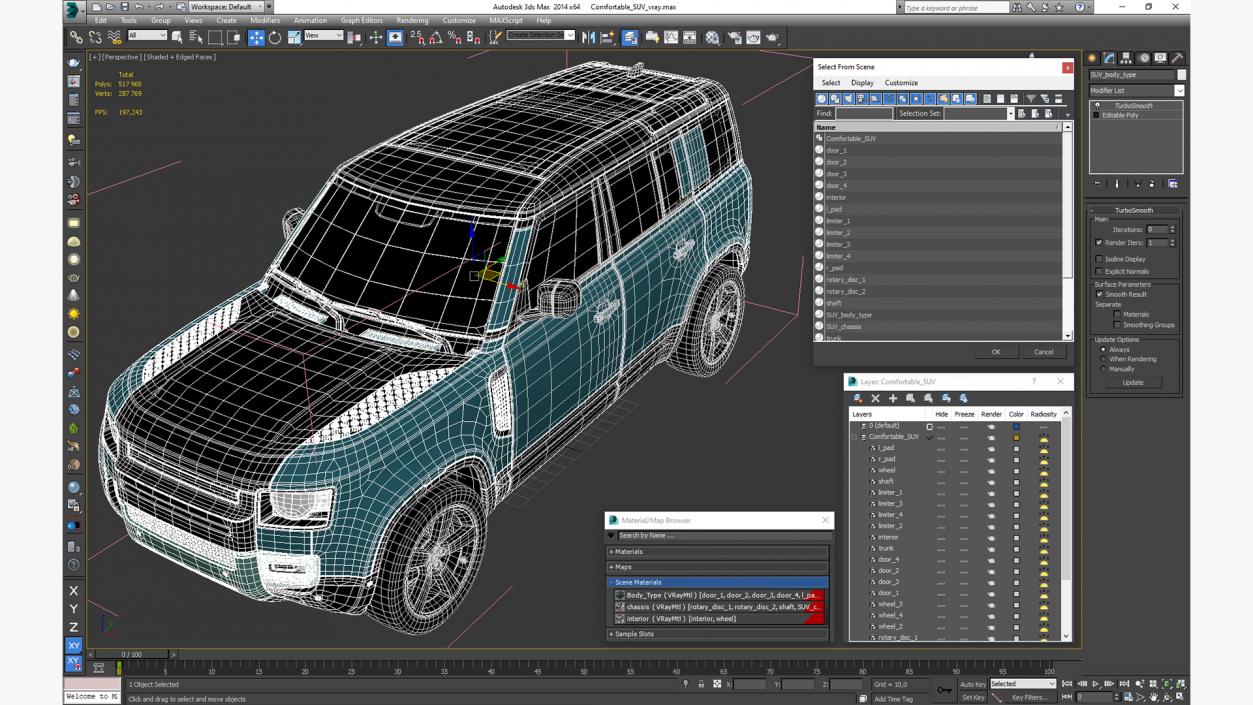 3D model Comfortable SUV