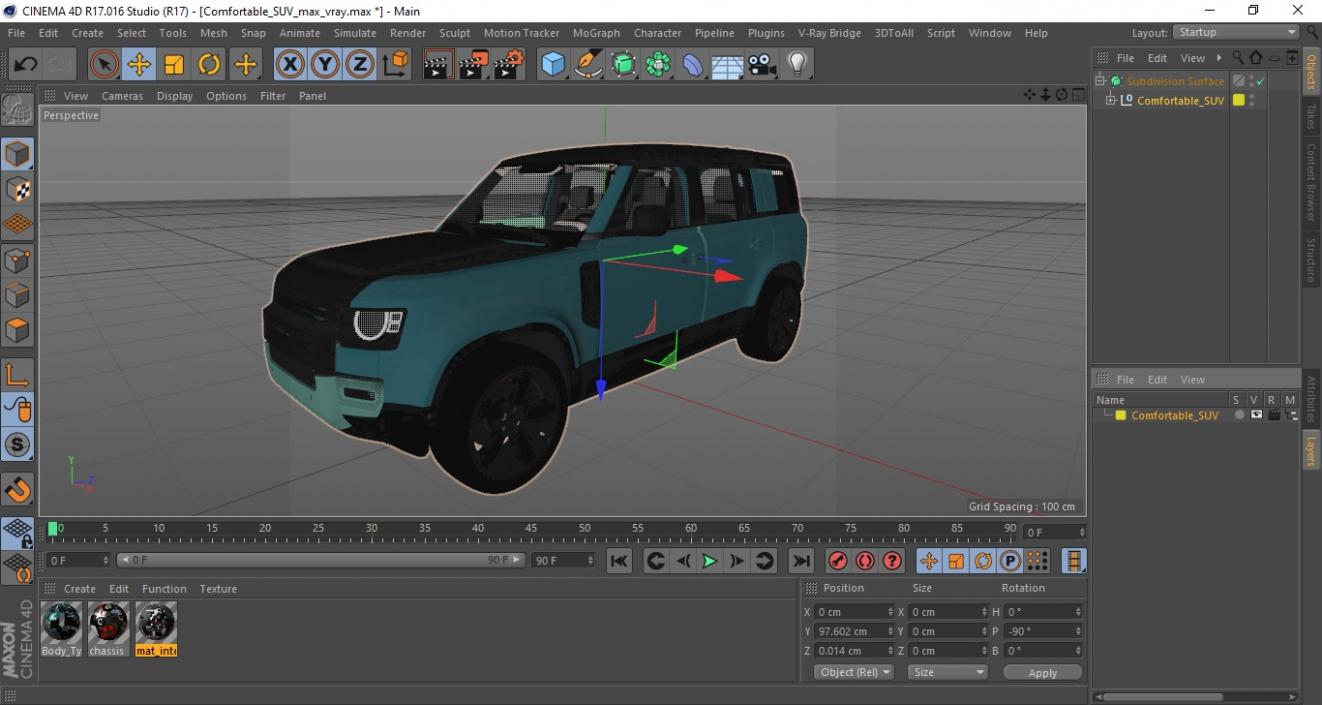 3D model Comfortable SUV