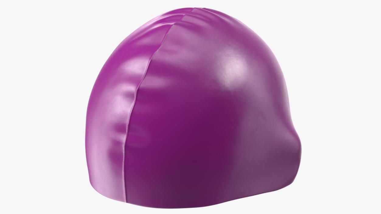 3D Waterproof Silicone Swim Cap model