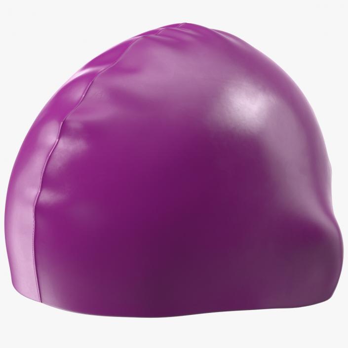 3D Waterproof Silicone Swim Cap model