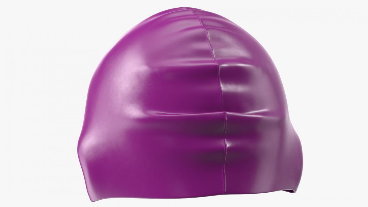 3D Waterproof Silicone Swim Cap model