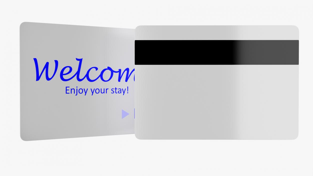 3D model Hotel Room Card