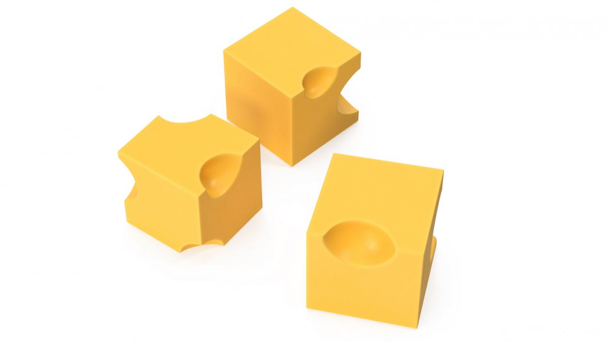 Cartoon Cheese Collection 2 3D