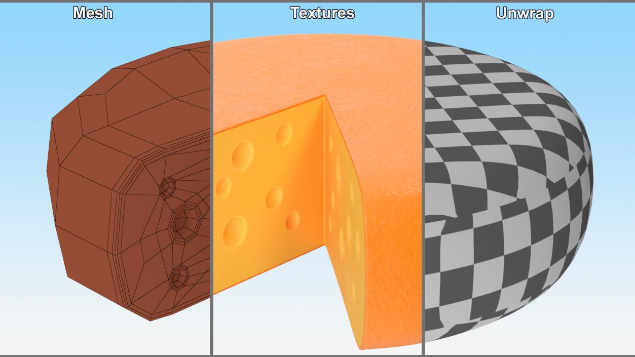 Cartoon Cheese Collection 2 3D