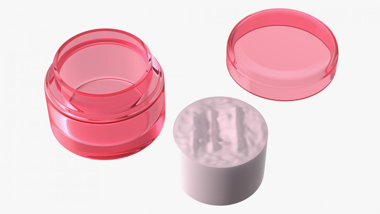 Rose Yogurt Face Cream 3D