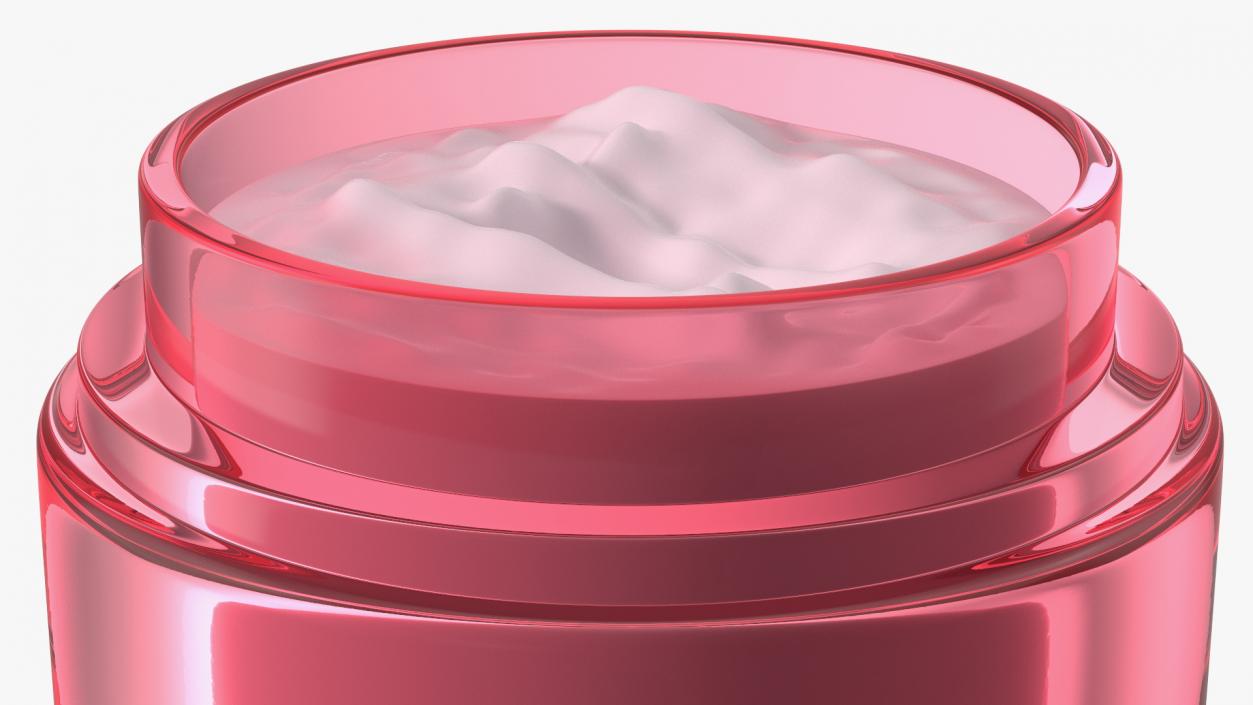 Rose Yogurt Face Cream 3D