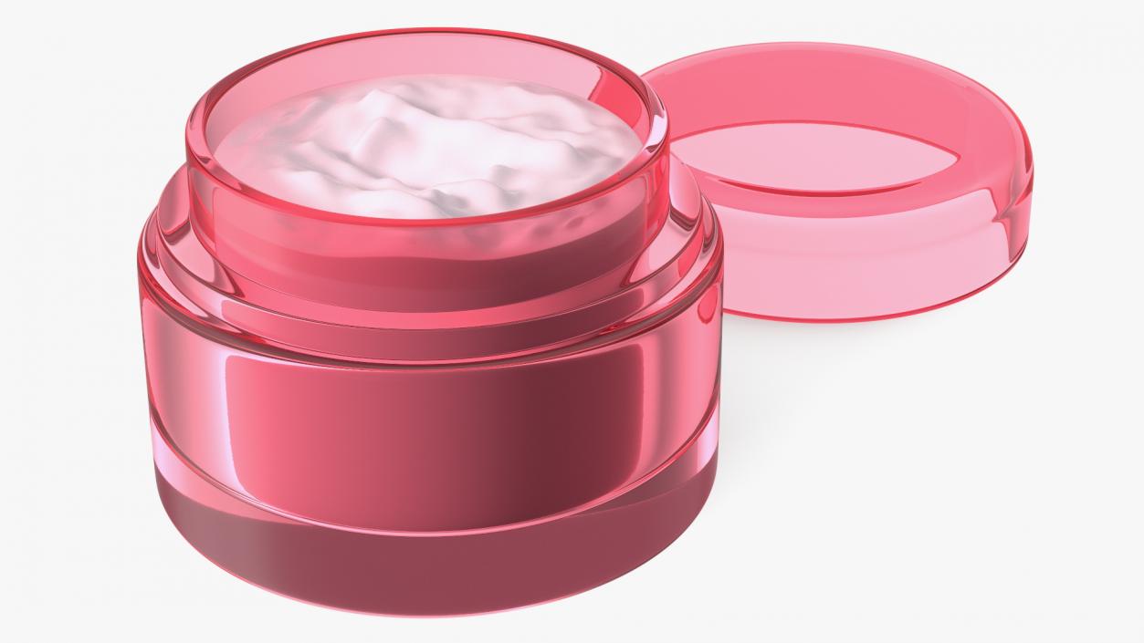 Rose Yogurt Face Cream 3D