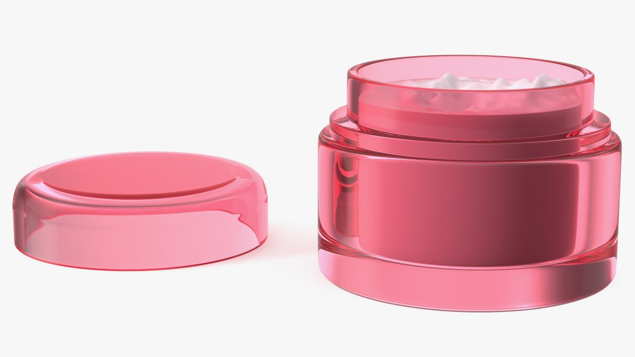 Rose Yogurt Face Cream 3D