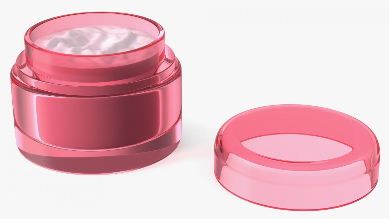 Rose Yogurt Face Cream 3D