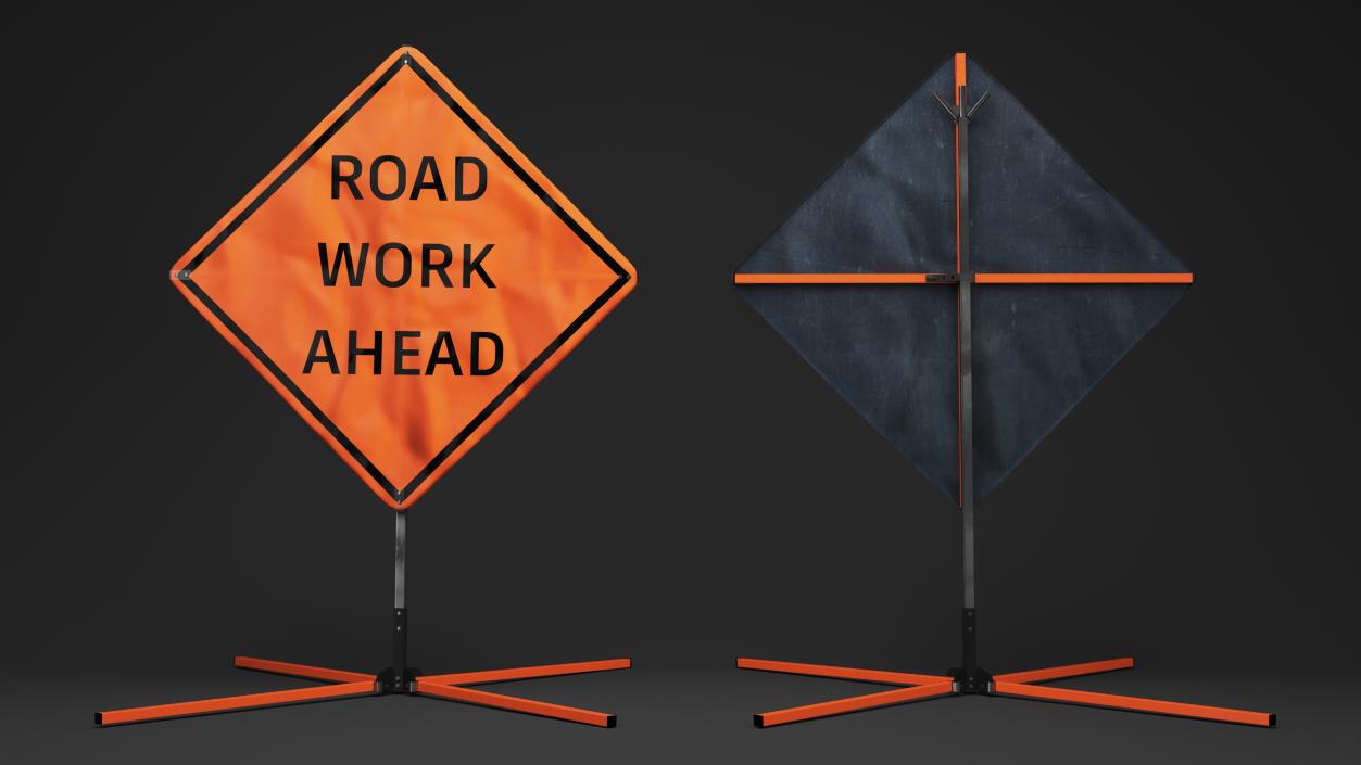 Traffic Control Signs Collection 3 3D model