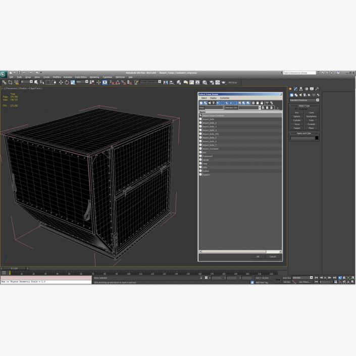 Airport Cargo Container LD3 3D