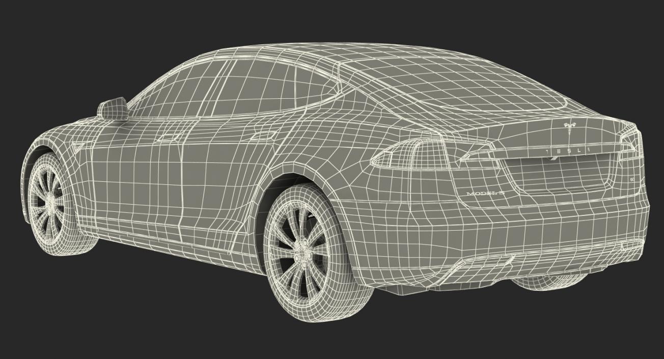 3D Tesla Model S 60 2015