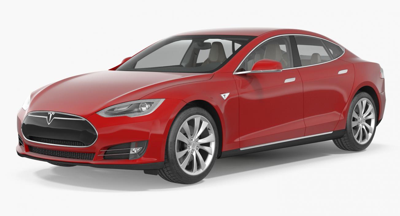 3D Tesla Model S 60 2015