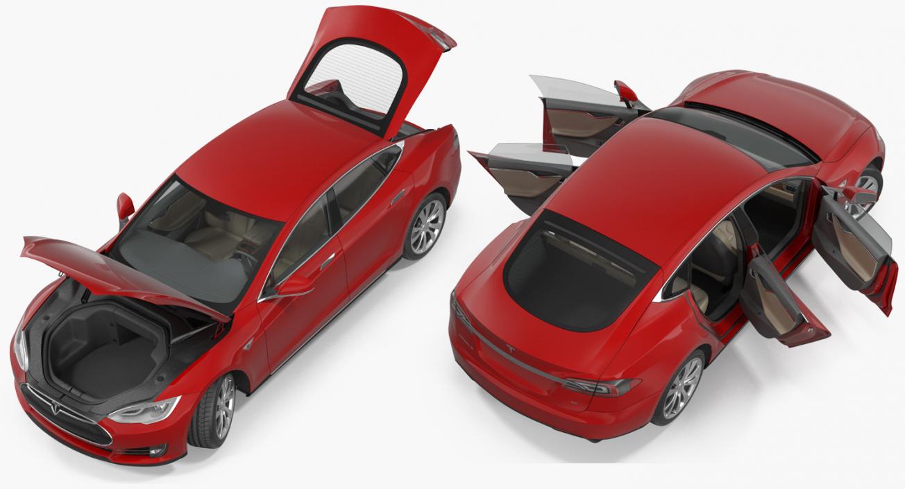 3D Tesla Model S 60 2015