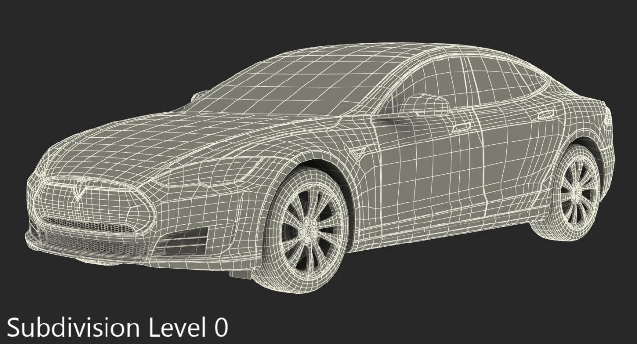 3D Tesla Model S 60 2015