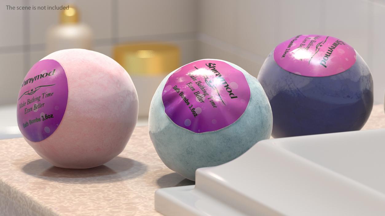 Shinymod Bath Bombs 3D model