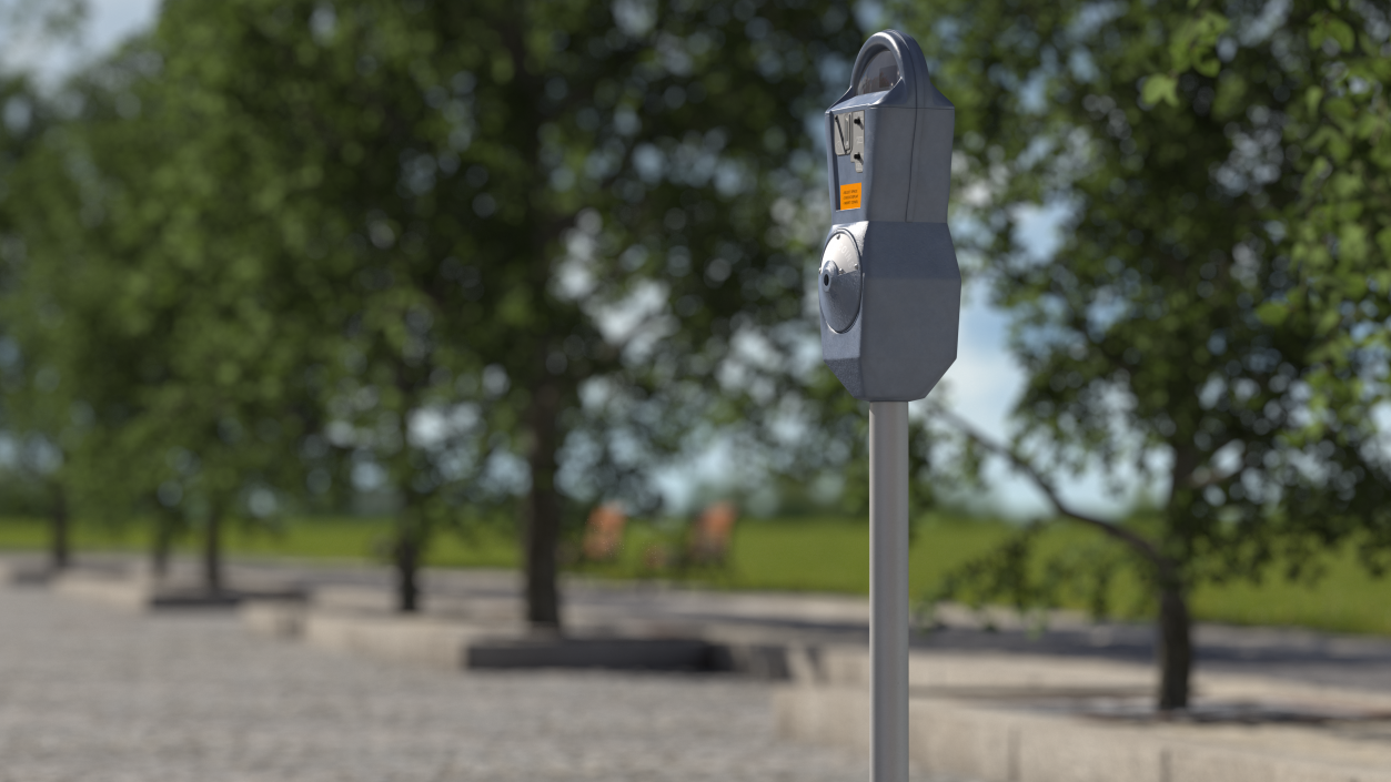 3D Parking Meter model