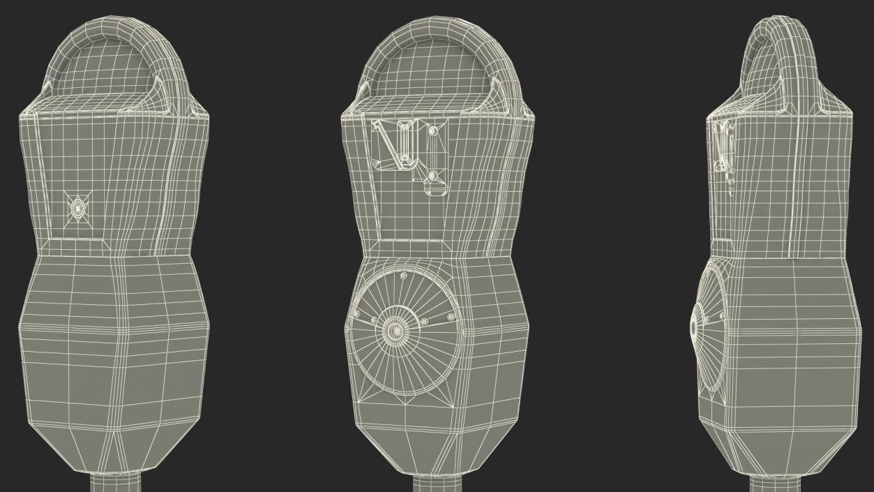 3D Parking Meter model