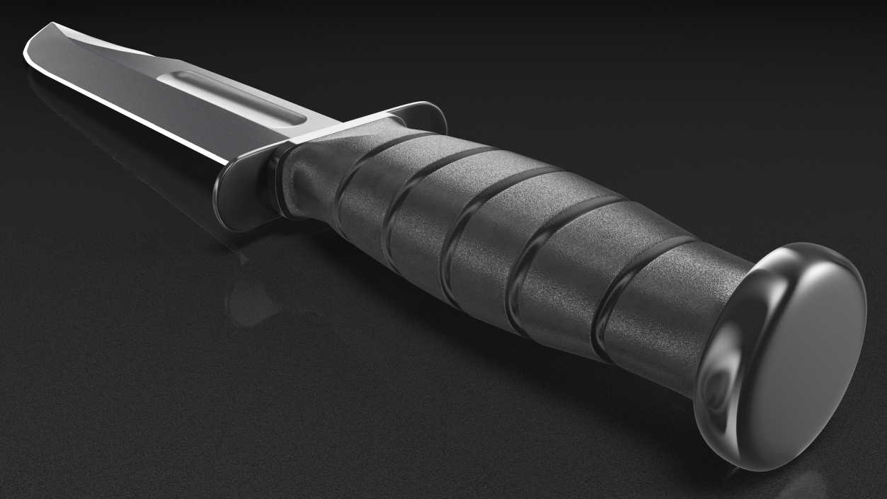 Ka Bar USMC Mark II Fighting Knife 3D model