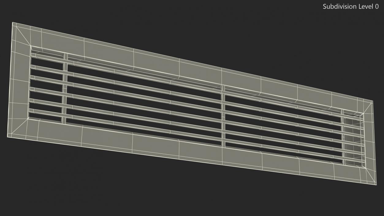 3D Linear Bar Air Ventilation