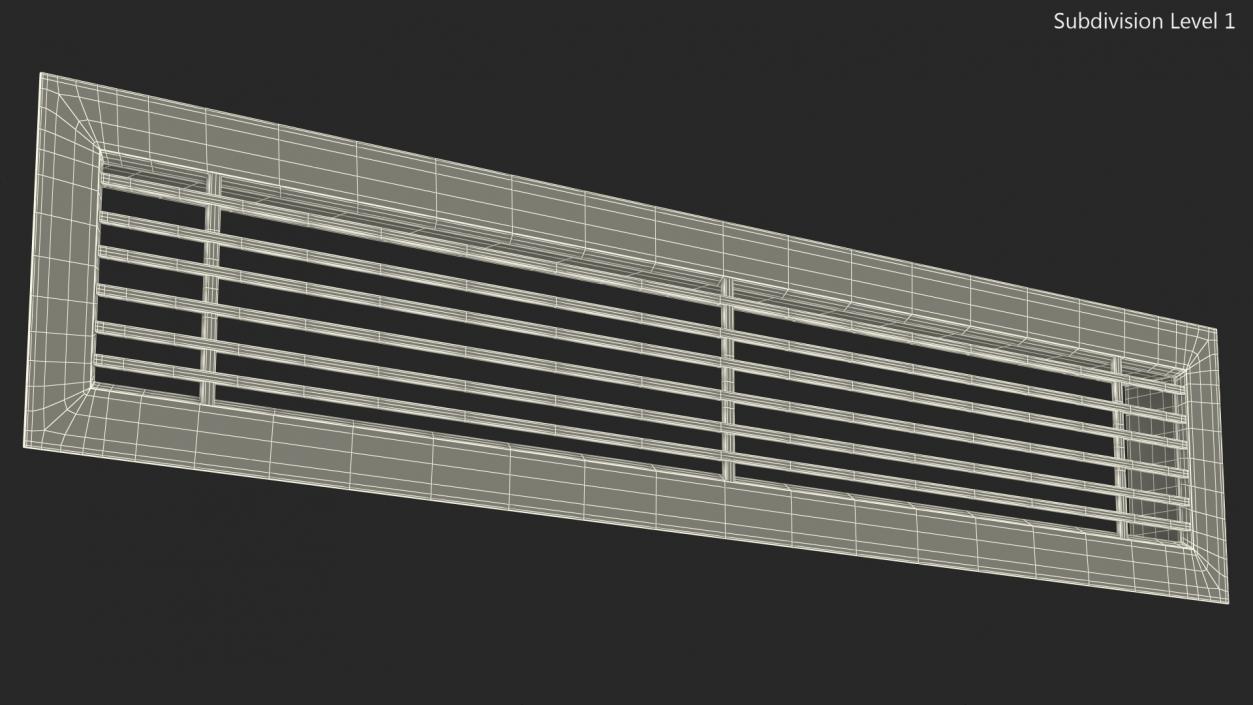 3D Linear Bar Air Ventilation