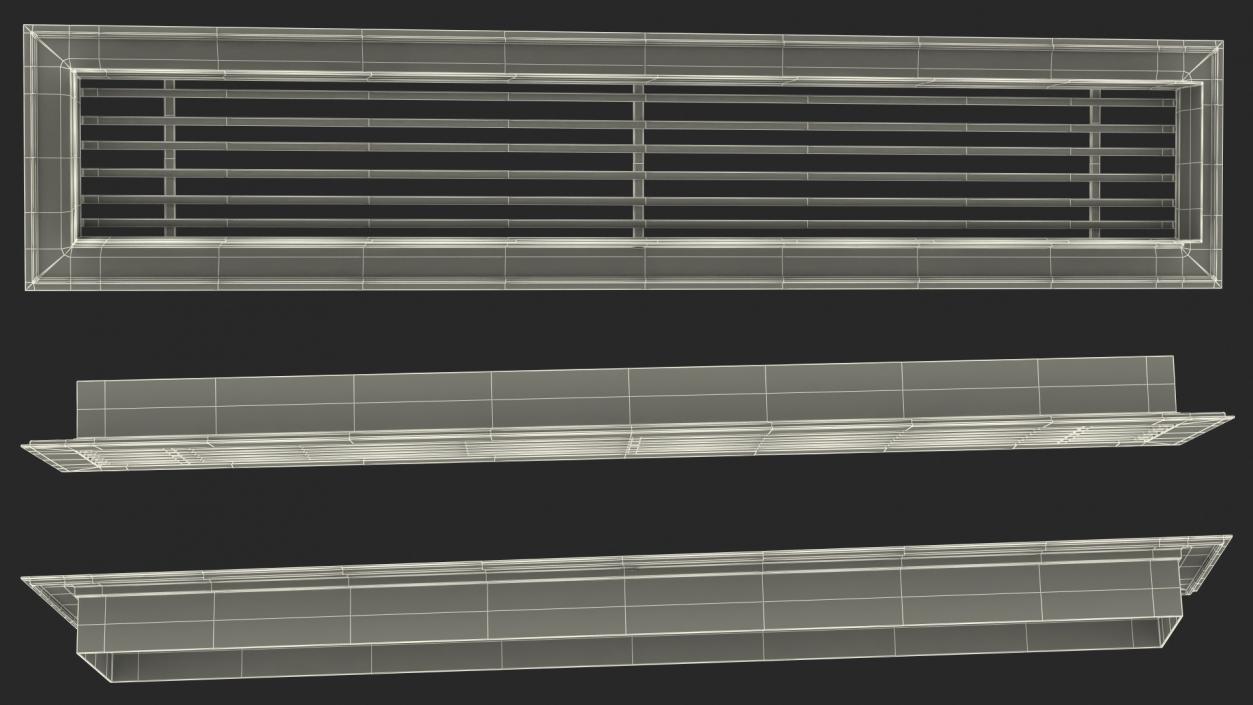 3D Linear Bar Air Ventilation