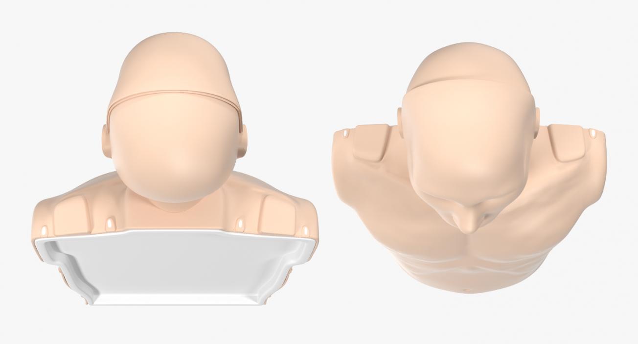 3D First Aid Training Manikins Collection model