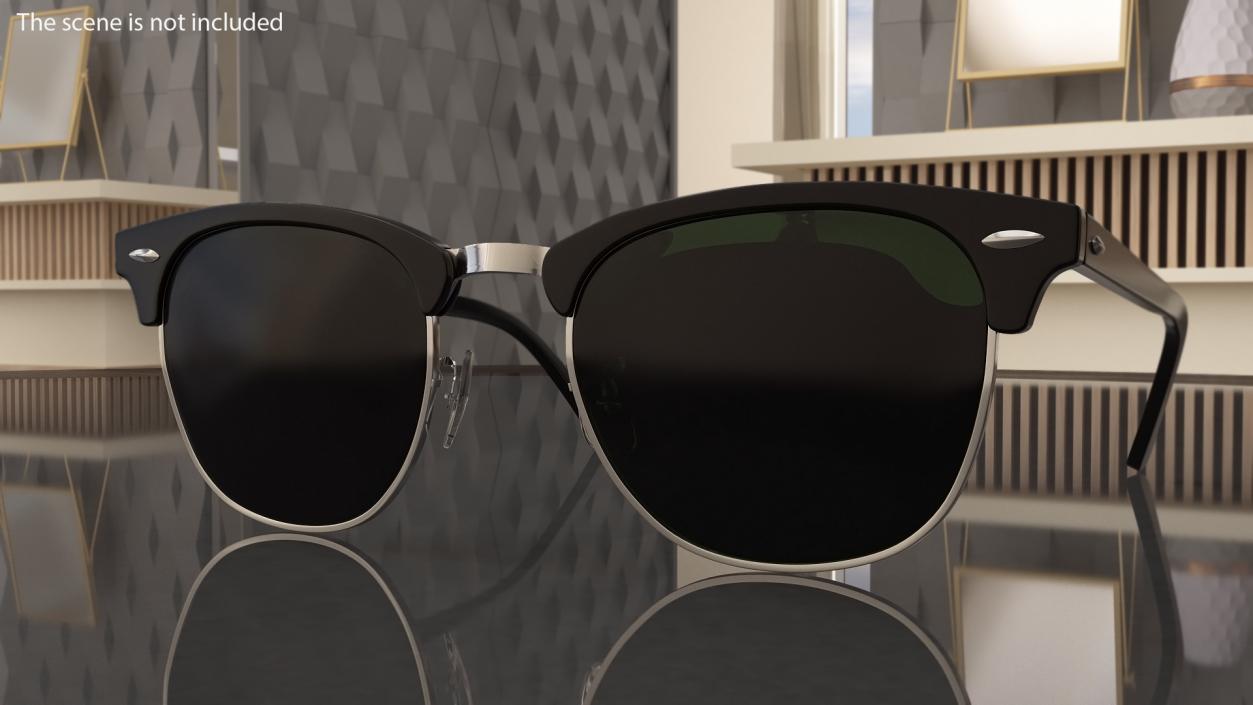 3D model Classic Sunglasses 2