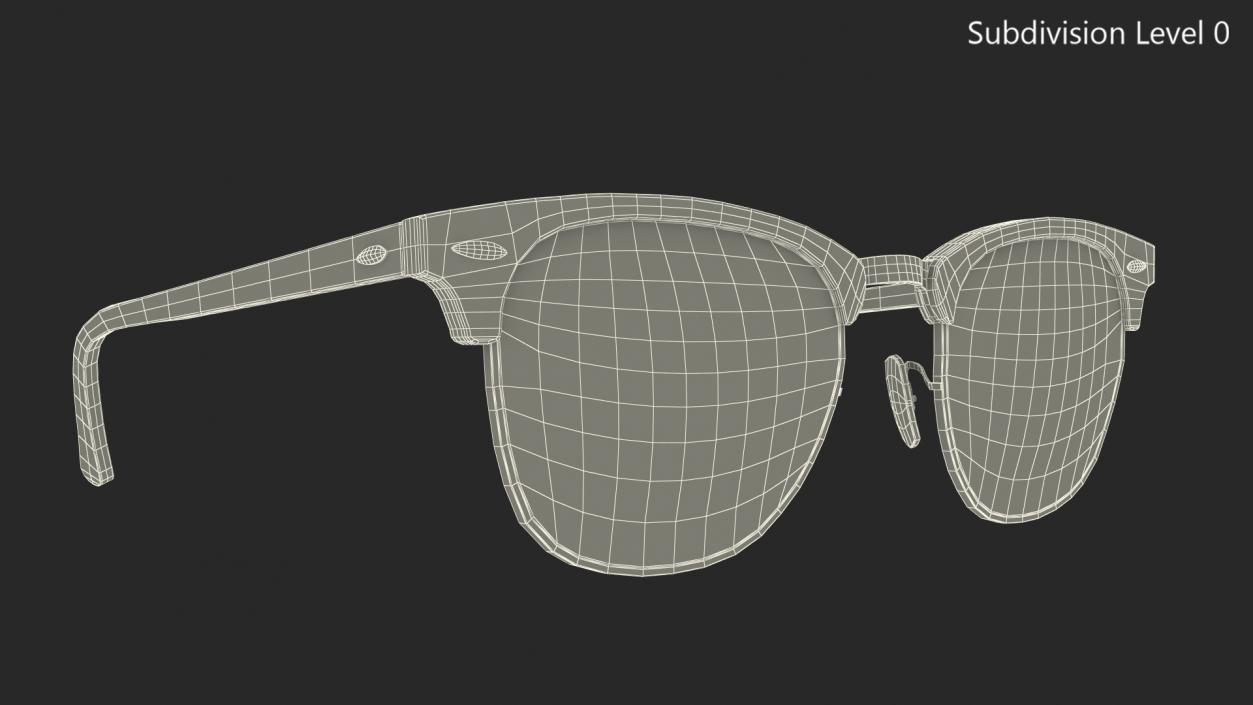 3D model Classic Sunglasses 2