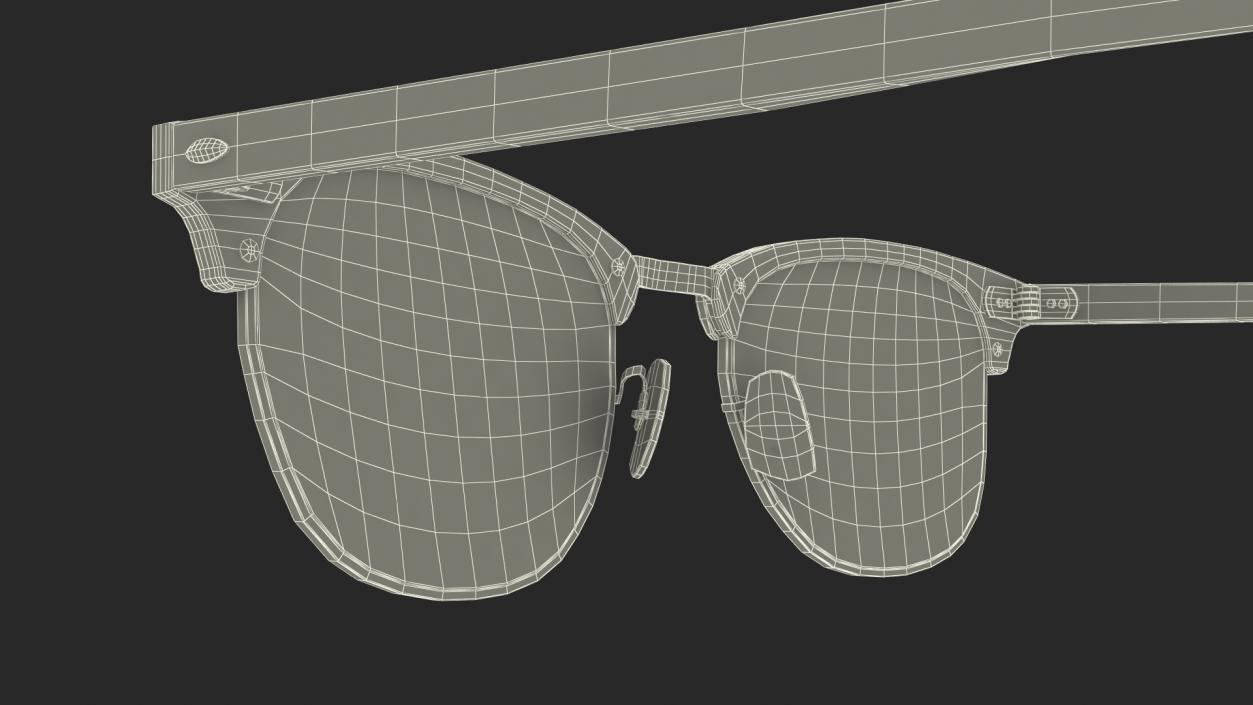 3D model Classic Sunglasses 2