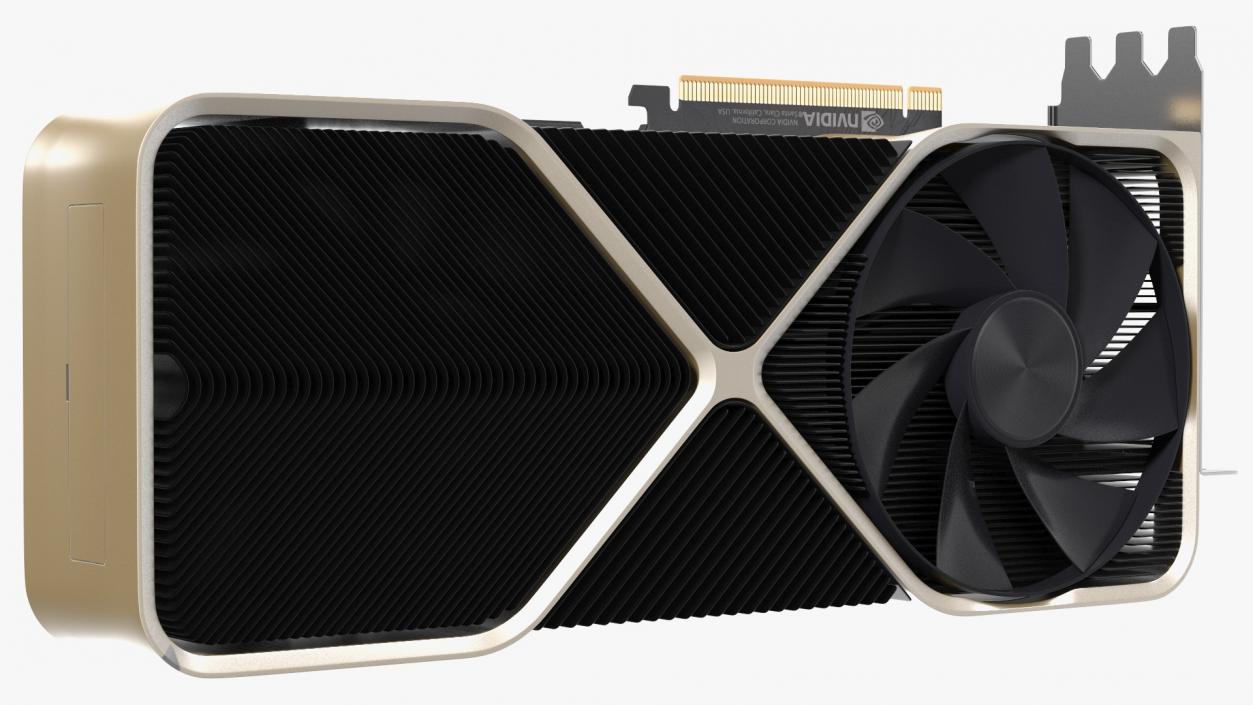 NVidia RTX 4090 Graphics Card 3D model