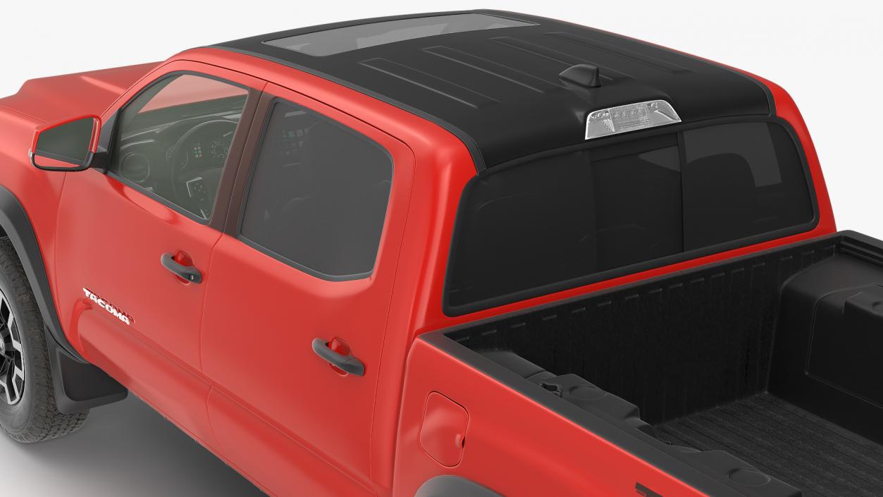 Toyota Tacoma TRD Off Road Red Metallic 2021 3D model