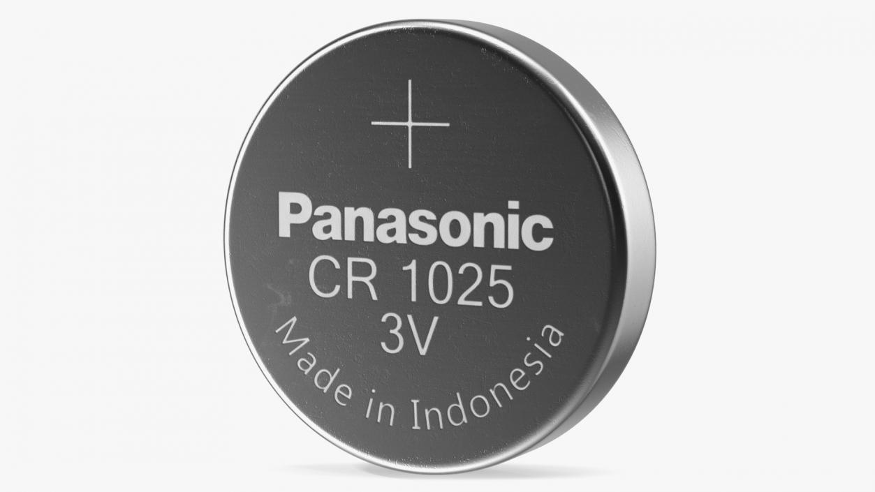 3D Button Cell Battery Panasonic CR1025